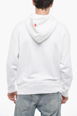RIB CAGE Hoodie Sweatshirt with Graphic Print