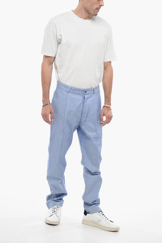 Pantaloni Gessati ANTIOCO ad 1 Pince