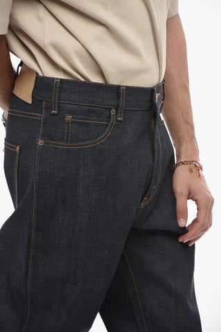 5 Pocket Regular Fit Dark Wash Denims 18cm