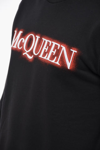 Brushed Sweatshirt with Contrasting Embroidered Logo