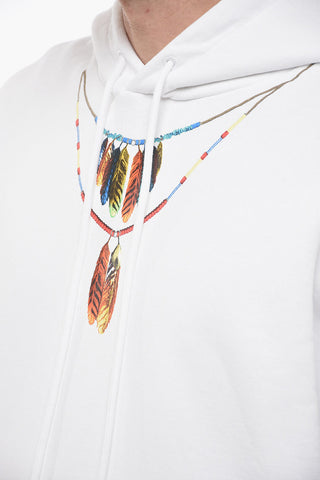 Oversized FEATHERS Sweatshirt with Hood