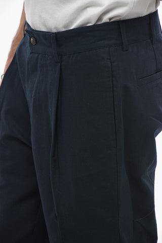 Pantaloni ANTIOCO in Misto Lino ad 1 Pince