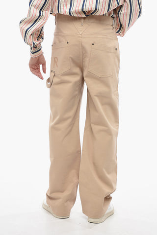 Utility Cotton Twill Pants with Studs