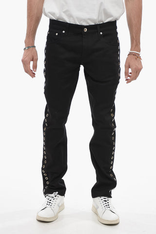 Skinny Fit Jeans With Studded Details