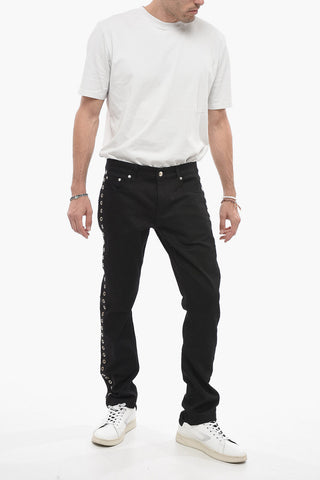 Skinny Fit Jeans With Studded Details
