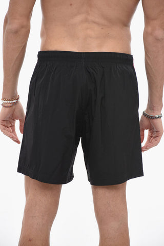 Nylon SELVEDGE Swim Shorts with Logo Side Band