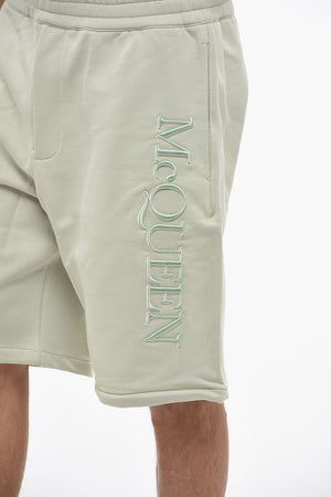Cotton Sweatpants with Embroidered Logo