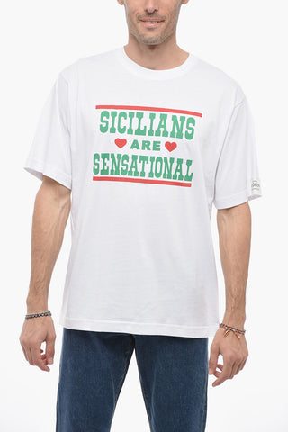 RE-EDITION T-Shirt Girocollo SICILIANS in Cotone
