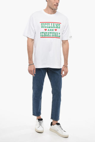 RE-EDITION T-Shirt Girocollo SICILIANS in Cotone