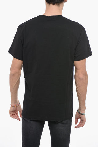 Crewneck T-shirt with Skull Print