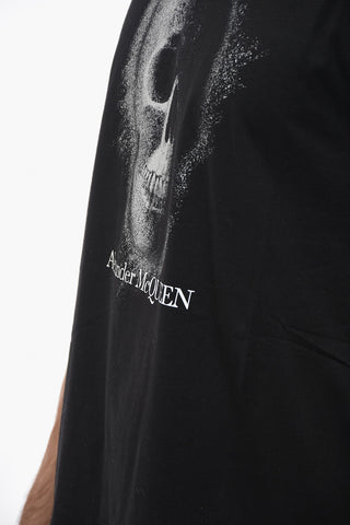 Crewneck T-shirt with Skull Print