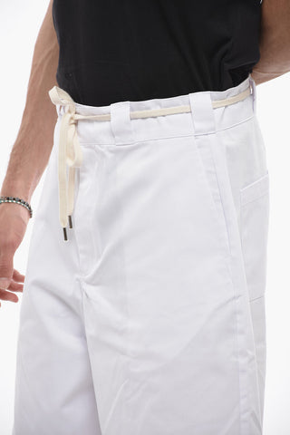 Shorts in Tinta Unita con Passanti
