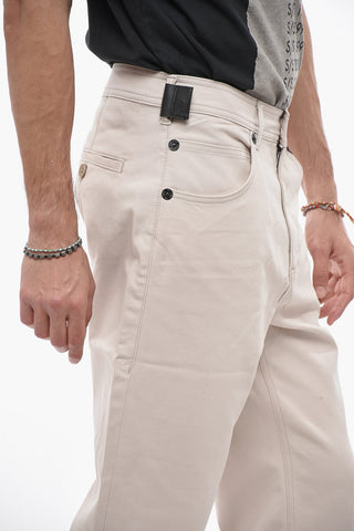 Pantalonia 5 Tasche Loose Fit a Vita Bassa  