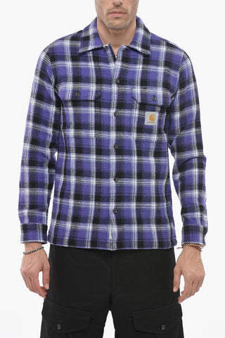 Camicia HEPNER in Cotone a Nido d'Ape con Doppio Taschino