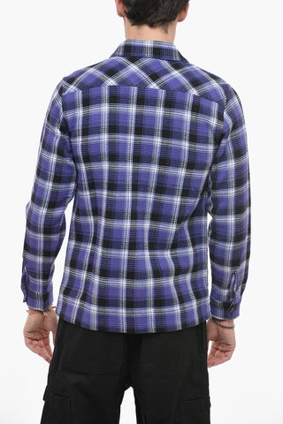 Camicia HEPNER in Cotone a Nido d'Ape con Doppio Taschino