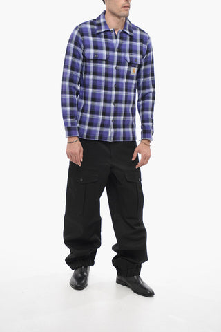 Camicia HEPNER in Cotone a Nido d'Ape con Doppio Taschino