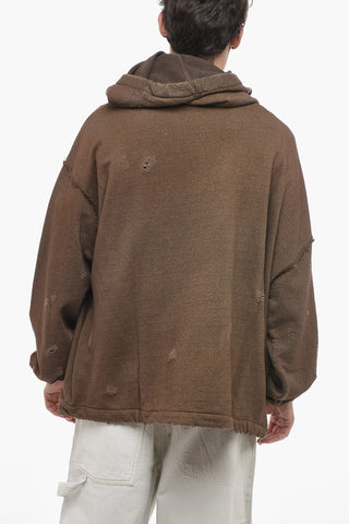 Cotton Blend ATLETICA Hoodie with Lived-in Effect