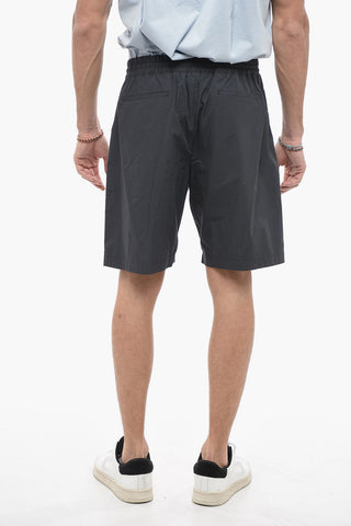 Drawstring Waist Cotton Stretch Shorts