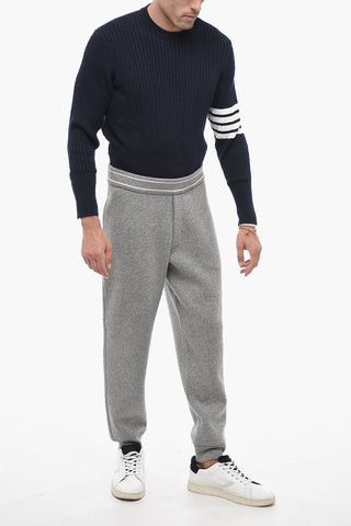 Cashmere Blend Sweatpants with Zipped Pocket