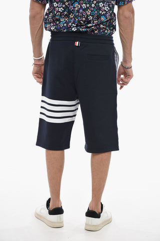 Jersey Shorts with Contrasting Bands
