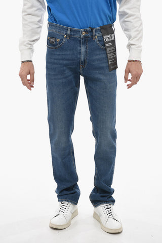 JEANS COUTURE Dark Wash Slim Fit Denims 18cm