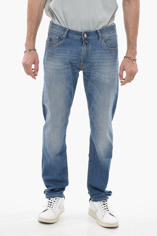 5 Pocket Slim Fit Denims with Belt Loops 17cm