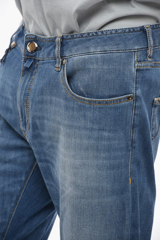 5 Pocket Slim Fit Denims with Belt Loops 17cm