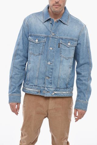 Delavè Denim Jacket with Bottom Zip