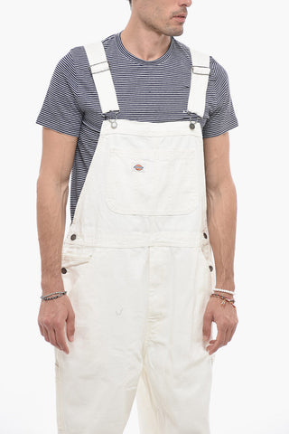 Straight Leg Solid Color Utility Jumpsuit