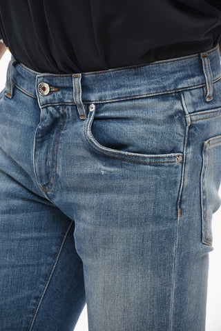 Mid Wash Skinny Fit Denims 15cm