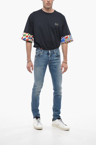 Mid Wash Skinny Fit Denims 15cm