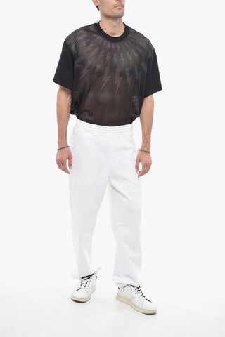 Drawstring Waist Cotton Baggy Fit Joggers