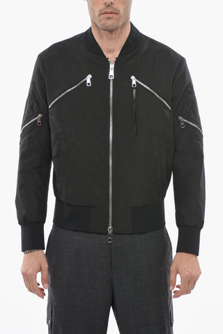 Bomber Slim Fit con Chiusura Zip