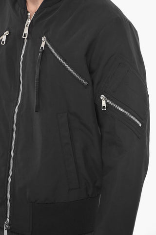 Bomber Slim Fit con Chiusura Zip