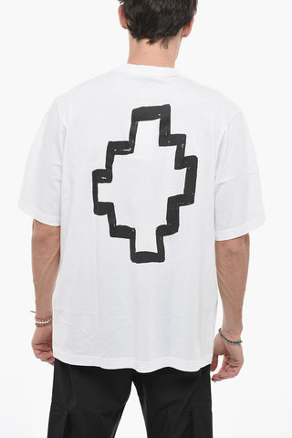 T-shirt TEMPERA Oversized con Stampa a Contrasto