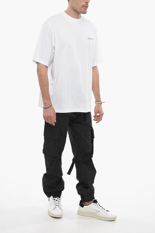 T-shirt TEMPERA Oversized con Stampa a Contrasto