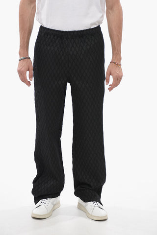 Jacquard Fabric MAKENI Pants with Drawstring Waist