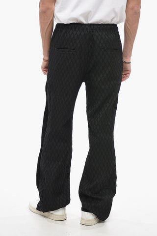 Jacquard Fabric MAKENI Pants with Drawstring Waist
