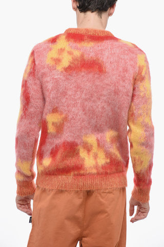 PETER DOIG X DIOR Crew Neck Mohair Blend Pullover