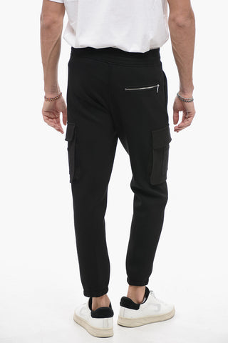 Skinny Fit Neoprene Cargo Joggers
