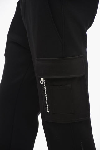 Skinny Fit Neoprene Cargo Joggers
