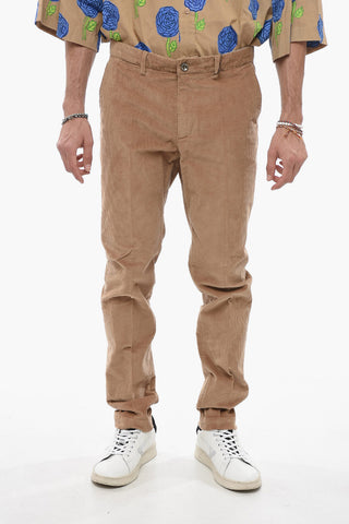 Corduroy Chinos Pants with Belt Loops