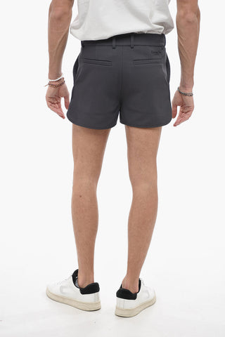 Jacquard Fabric Slim Fit Shorts