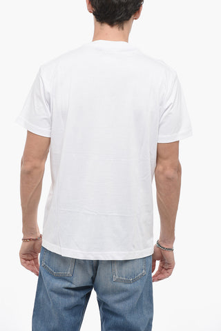 JEANS COUTURE Crew Neck T-Shirt with Printed Emblem
