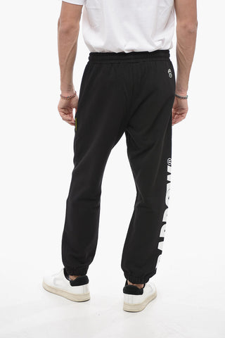 Cotton UNISEX Joggers with Maxi Logo-Print