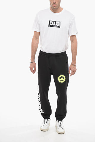 Cotton UNISEX Joggers with Maxi Logo-Print