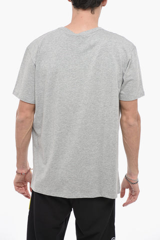 Cotton T-shirt with Contrasting Graphic Print