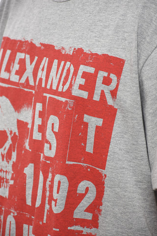 Cotton T-shirt with Contrasting Graphic Print