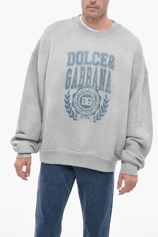 Crew Neck SPORTSWEAR Sweatshirt with Front Print