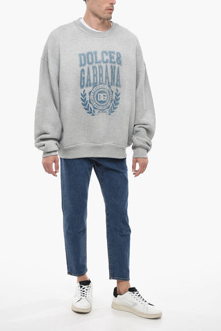 Crew Neck SPORTSWEAR Sweatshirt with Front Print